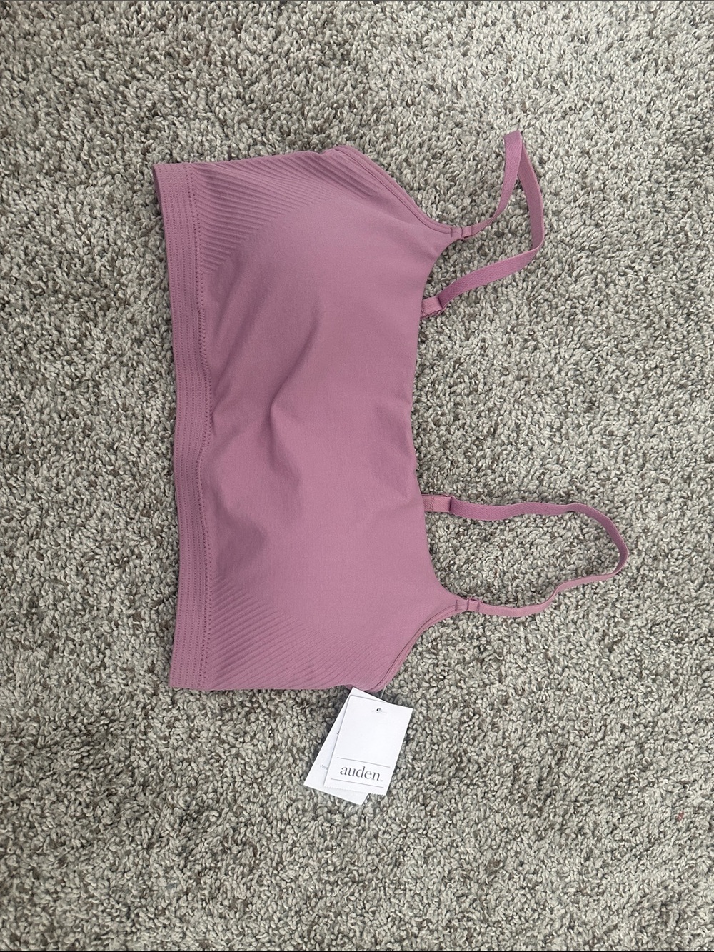 Auden Seamless Bralette in Dusty Mauve